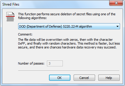 File Shredder - Secure delete files