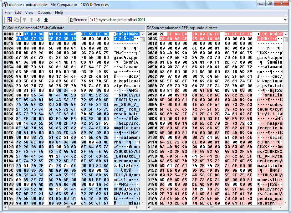 File Comparator - Binary Mode