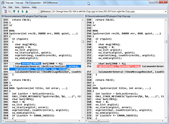 File Comparator - Text Mode